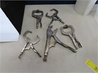 (5) asst Vise Grips hand tools