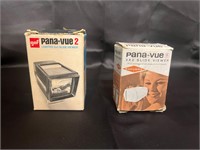 Two Vintage Pana-View 2 x 2 Slide Viewers