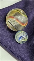 Old Marbles in purple bag