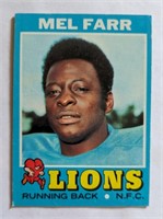 1971 Topps Mel Farr Lions Card #236