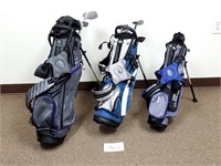 US Kids Golf Clubs and Bags (No Ship)