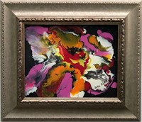 “Night Blossom” 8"x10” Original Painting-Antanenka