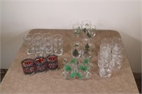 Large Lot of Winter & Holiday Glassware