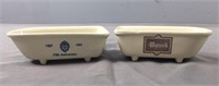 2x The Bid Porcelain Advertising Bath Tubs