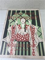 Rare 1912 NEW YORK HIPPODROME SOUVENIR PROGRAM