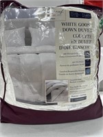 WEATHER PROOF WHITE GOOSE DOWN DUVET KING SIZE