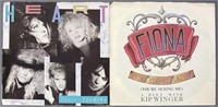 Heart and Fiona Vinyl 45 Singles