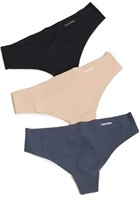 Medium size 3 pcs Calvin Klein Womens Invisibles