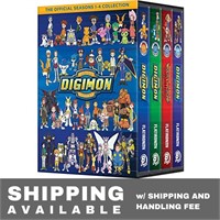 Digimon Complete Series DVD Season 1-4 Box Set