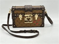 LOUIS VUITTON Reverse Monogram Petite Malle