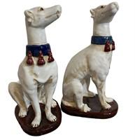 In The Manner of Staffordshire Greyhound Statues