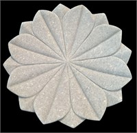 Marble Lotus Flower Platter