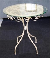 Metal based occasional table