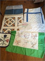 Bedspreads, Quilt top (not finished), tote bag