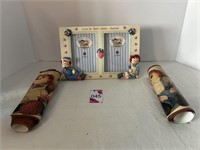Raggedy Ann & Andy Picture Frame & Wall Border