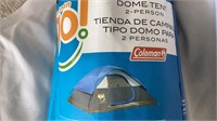 C6) New, unopened Coleman two-person tent