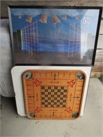 VINTAGE GAME BOARD, PICTURE