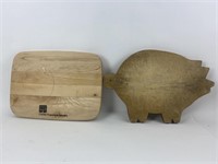 Pair of Wooden Cutting Boards