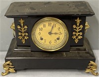 Antique New Haven Shelf Clock Cast Iron