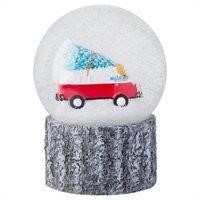 NIOB XMAS SNOWGLOBE MOOSE BUS