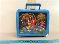 Power rangers plastic lunch box w/ thermos