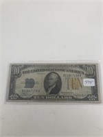 1934-A $10 North Africa Currency