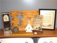 Group of Christian Related Décor - Located in