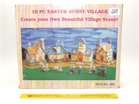 10 Piece Easter Bunny Village - in Original