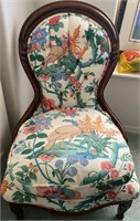 320 - VICTORIAN STYLE PARLOR CHAIR