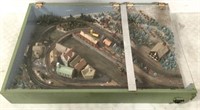 German Town And Railroad Diorama