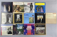 13 Vinyl Records Classical Opera Ives Brahms