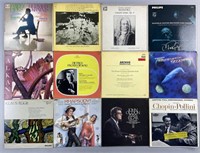 12 Vinyl Records Classical Elgar Chopin Bach