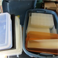 Storage & sorting containers.