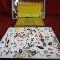 Jewelry box & showcase of jewelry.