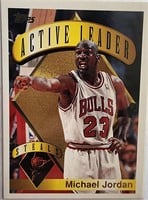 1995 Michael Jordan Topps #4 Card EX Condition