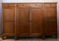 320 - SOLID PINE SIDEBOARD 31.5X48"