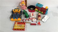 Large vintage toy lot.  Ghostbusters, miss piggy