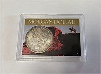 1898 P Morgan Silver Dollar H.E. Harris & Co