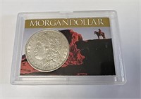 1881 Morgan Silver Dollar H.E. Harris & Co