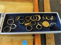Collection of rings and case
