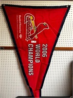 2006 STL Cardinals World Series Pennant Flag