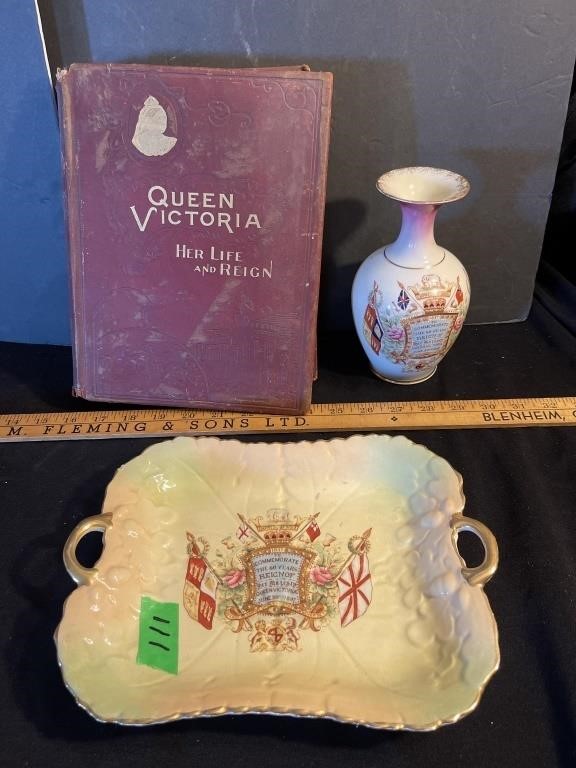 Queen Victoria book & memorabilia