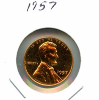 1957 Proof Lincoln Cent