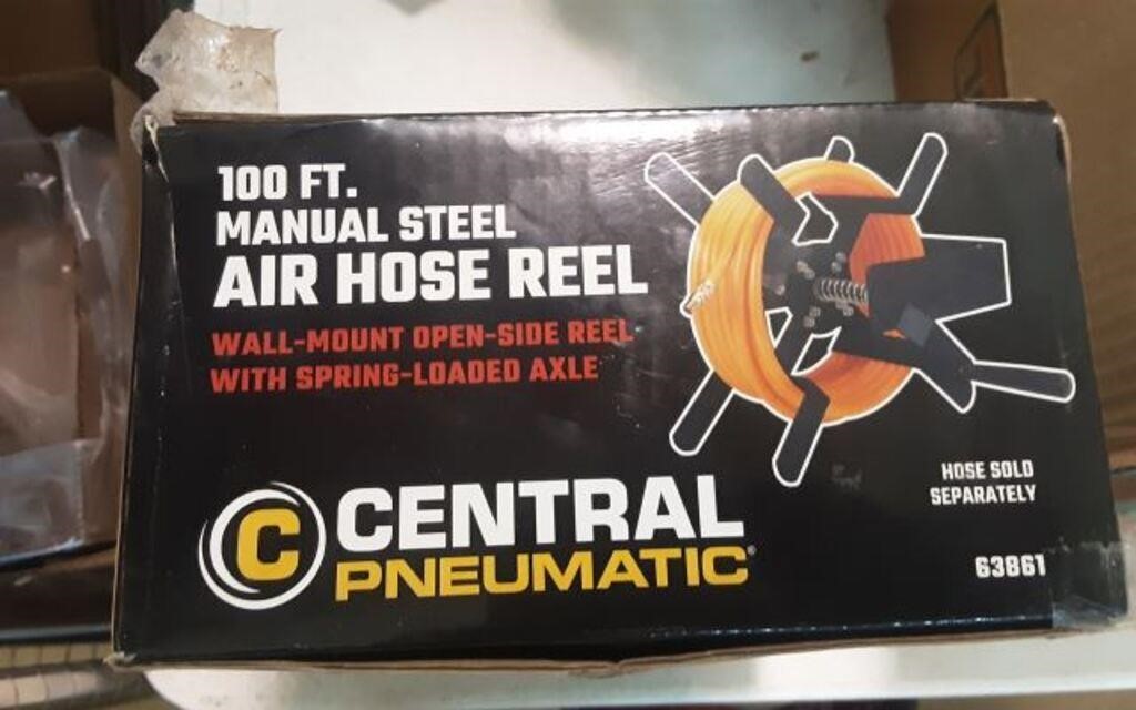 Central Pneumatic 100FT Air hose Reel