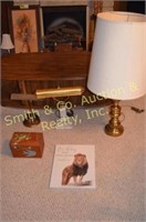Table Lamp, Desk Lamps, Picture, Wooden Box