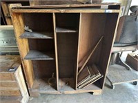 DISPLAY CABINET WITH SHELVES