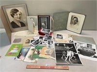 MIXED LOT OF ANTIQUE/VINTAGE BLACK AND WHITE PHOTO