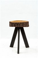 Live Edge Wooden Accent Table