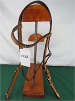 WESTERN USED BRIDLE DOUBLE STITCHED LIGHT OIL