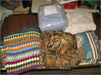 6 Asst Blankets & Afghans